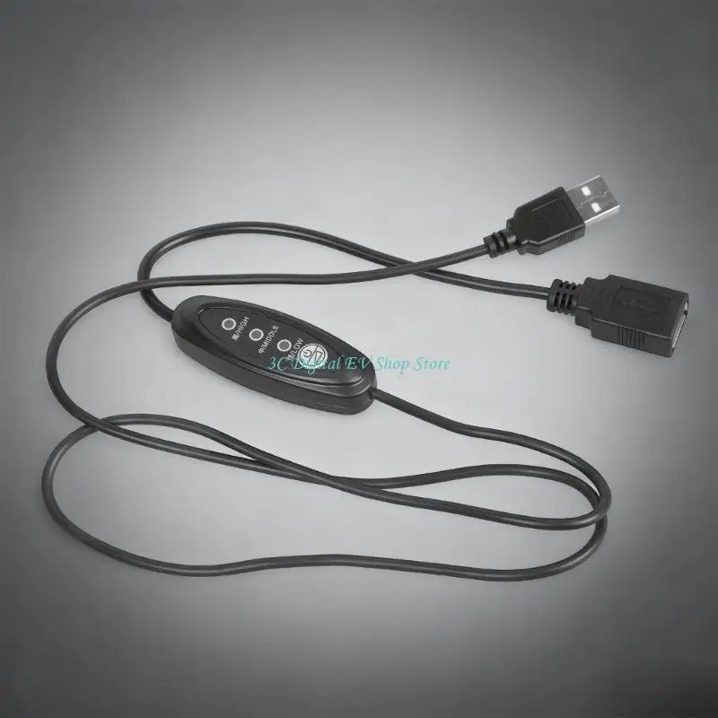 컴퓨터 냉각팬을 위한 E74D 3 속도 USB 관제사 코드는 5V 3A 가동을 양수합니다