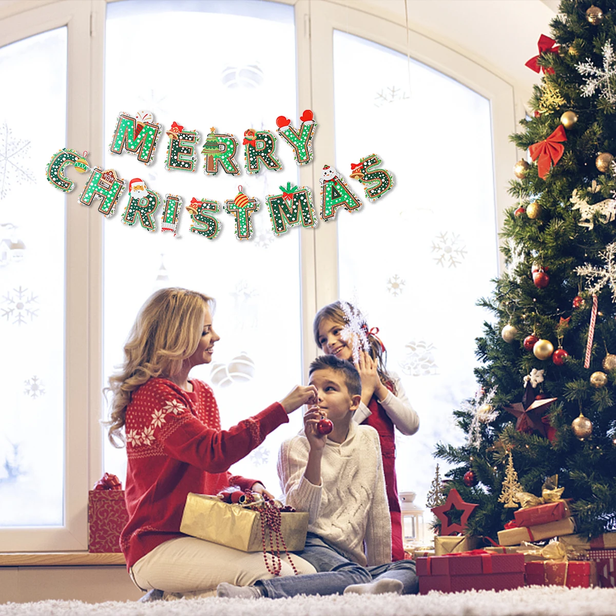 

1pcs Set 9 8ft Green Paper Card Letter Banner Birthday Banner Banners Customize For Birthday Party Congratulations Banner