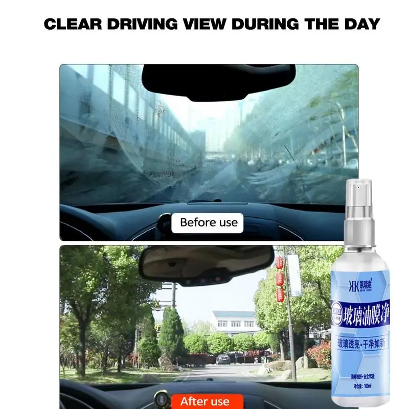 

Car Glass Polishing Glass Oil Film Remover Glass Cleaner For Auto Oil Film Removing Paste Anti Rain Car Glass Film Coating Agent