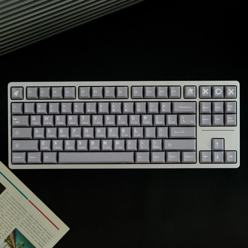 Gmk Ascam-keycaps Grupo Pbt Lados Corante Subbed 61 64 68 84 87 96 980 104 Teclado Mecânico Perfil Cereja 133 Teclas