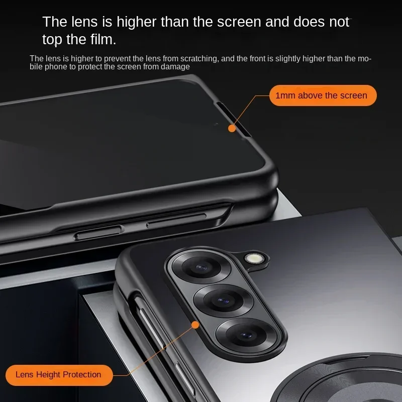 AG Frosted Matte Stand Phone Case with Shockproof Magnetic Ring Holder and Hard Bumper