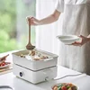 220V Multi-functional Cooking Pot Household 4.5L Roast Meat Hotpot Shabu Shabu All-in-one Pot Frying Electric Hotpot 5