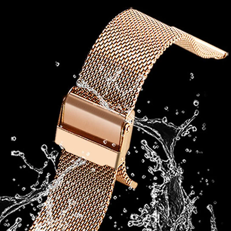 20mm Milanese Watch Strap For DIZO Watch 2 Realme TechLife Smart Watch Business Replacement Watchband For Realme Watch Bracelet