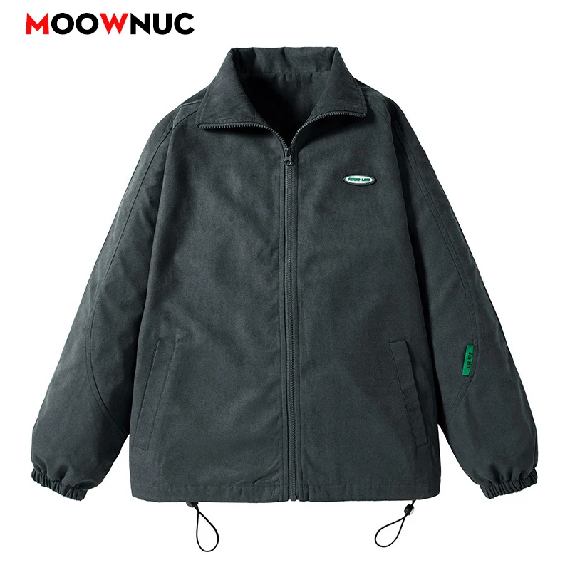 

Men's Jacket Spring Windbreaker Casual Coats Male Autumn Overcoat Business Youth Windproof Hombre Coveral Plus Size Fit MOOWNUC