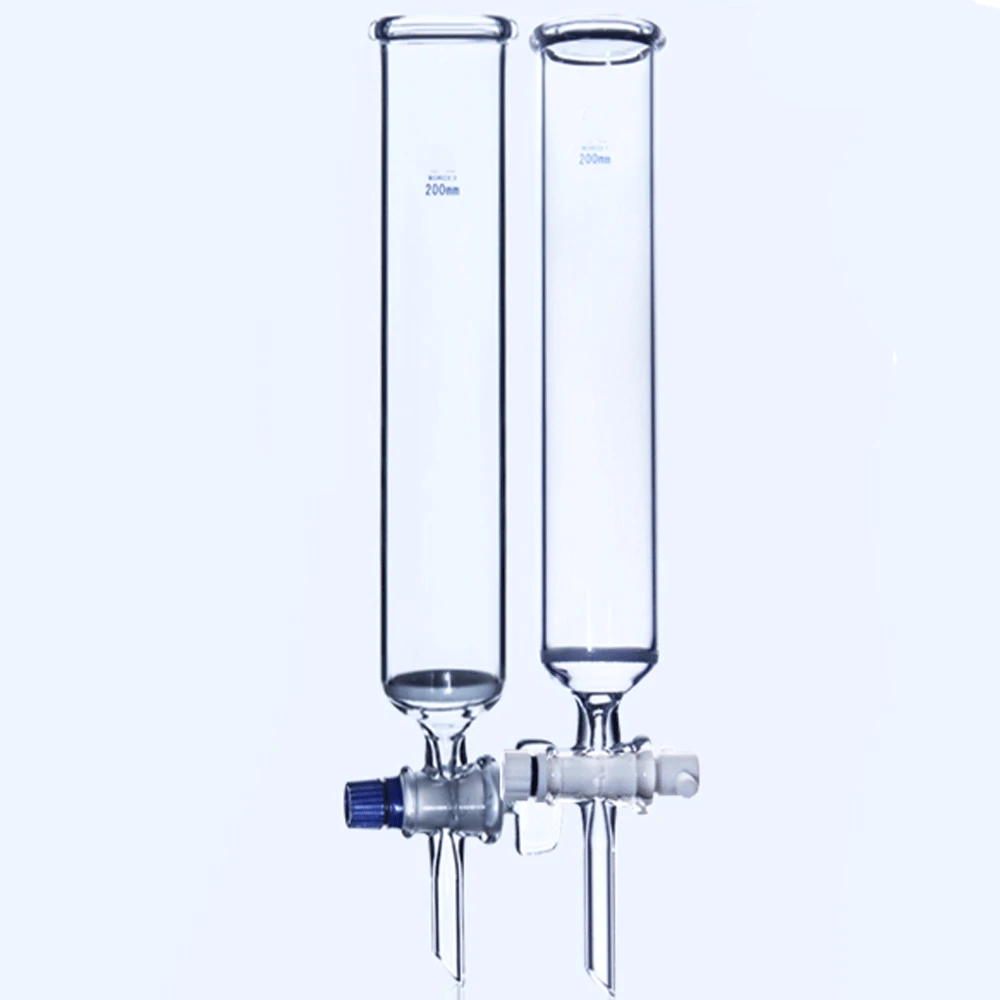 

16/22/30/40mm X 200/300400mm Boro. Glass Sand Core Chromatography Column Labrotary Glassware Chemical Experiment