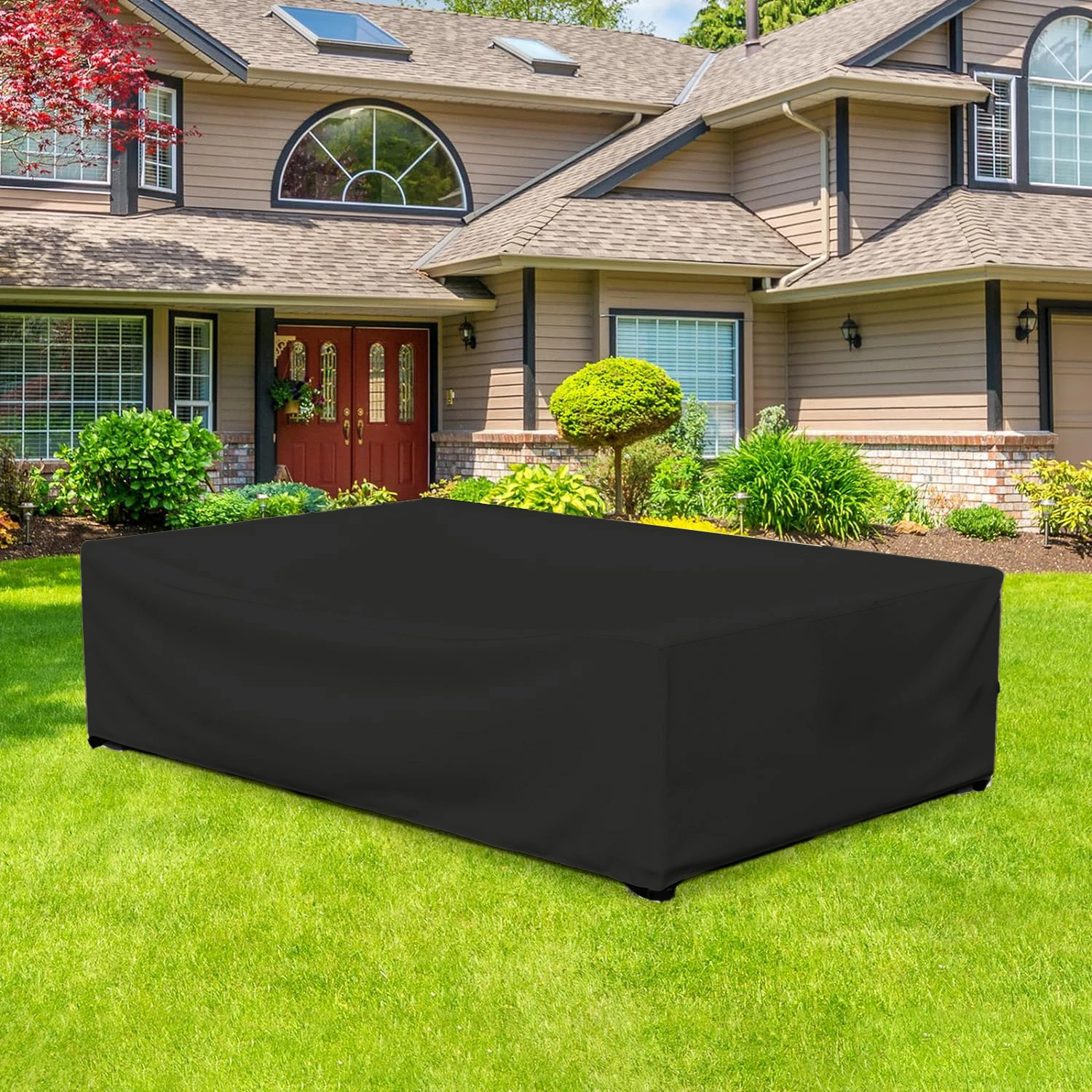 Waterproof Outdoor Terrace Garden Furniture Cover Rain And Snow Chair Cover Sofa Table And Chair Dust Cover 4