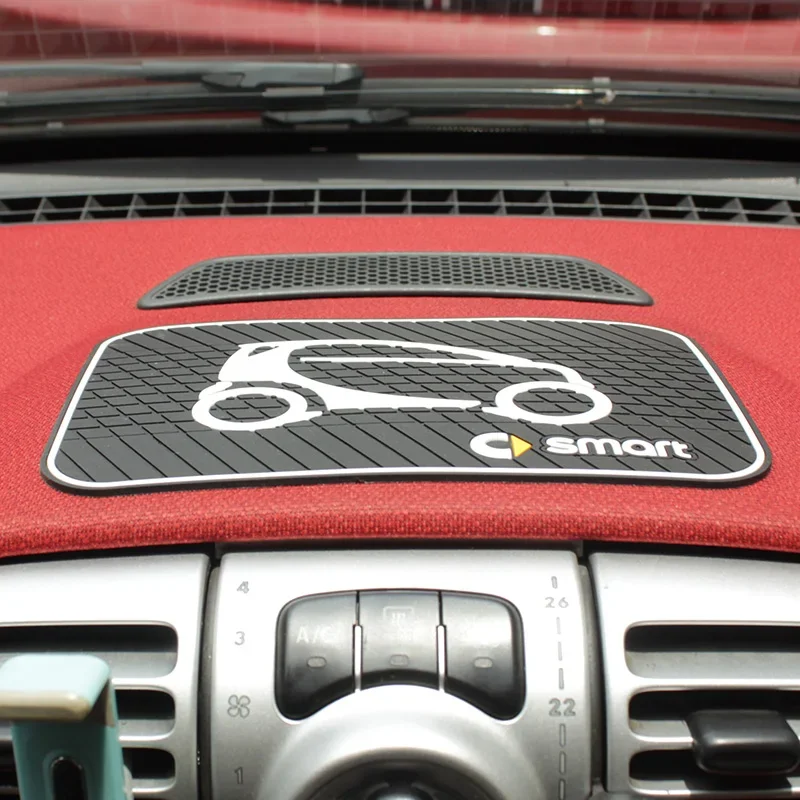 Car Dashboard Phone Holder Non-slip Silicone Mat for Smart 450 451 453 fortwo forfour