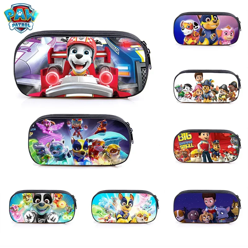 Paw Ronds Cartoon Cosmetic Case Pencil Bag Chase Cosplay Pencil Box Kawaii Anime Stationery Box School Case Forniture Regalo Per Bambini