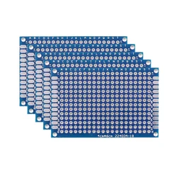 Enhanced Product Title: Set of Blue Double - Sided PCB Prototype Boards for DIY Soldering Projects (4x 6 5PCs)