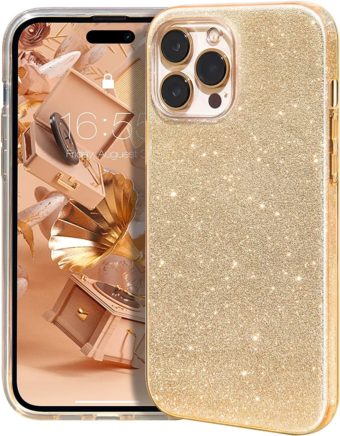 Blue Glitter Sparkle Bling Phone Case Cover Accessories