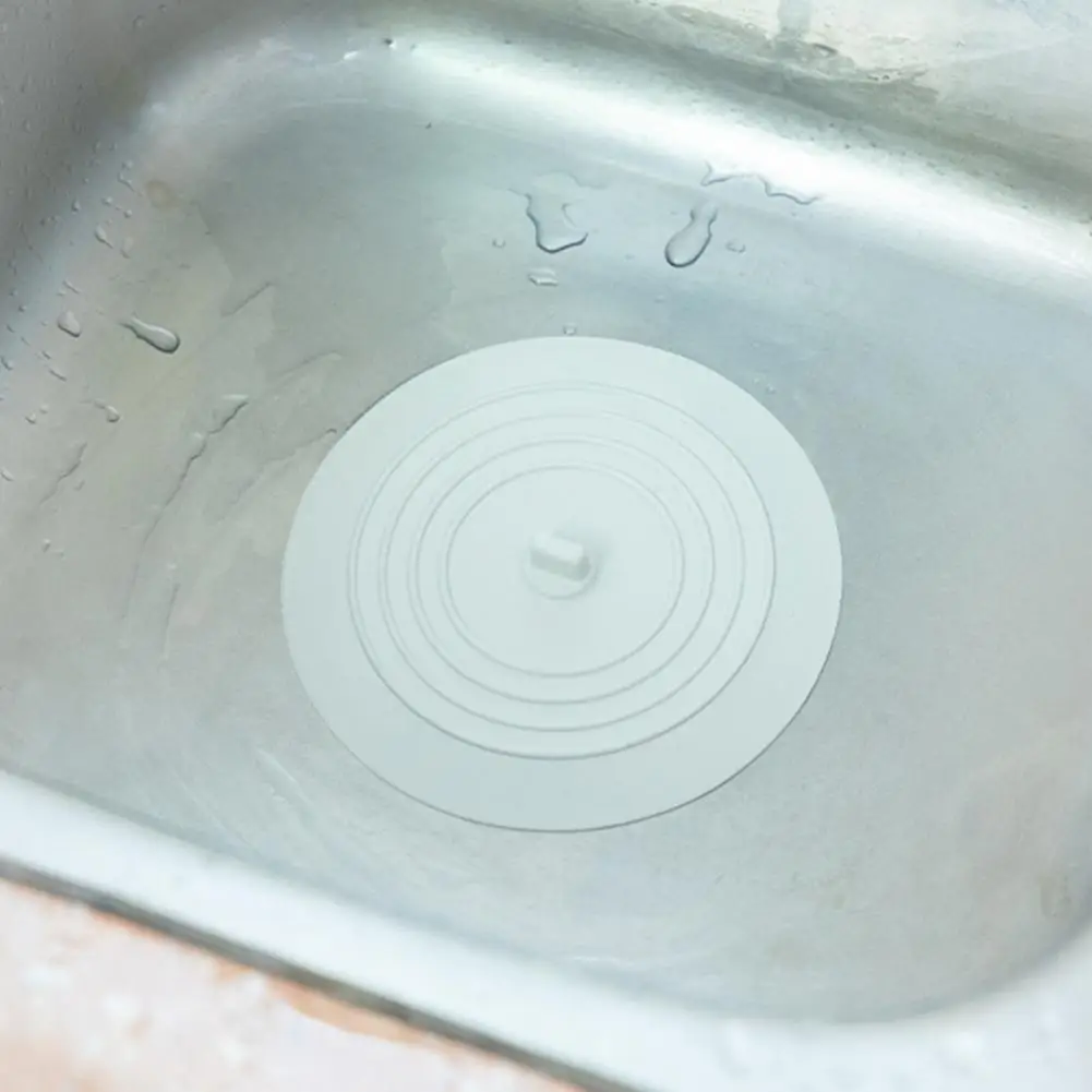 

Пробка для слива ванны Силиконовая пробка для слива ванны с сильным всасыванием для кухни ванной комнаты простой в использовании универсальный душ