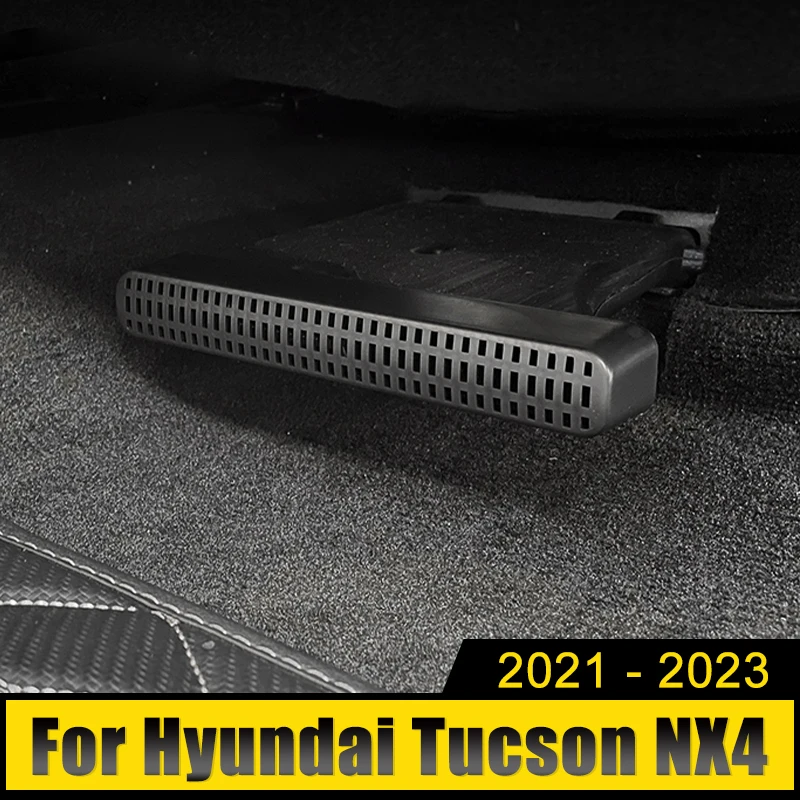

ABS Car Air Conditioning Outlet Under Seat Protective Trim Cover Stickers Accessories Fit For Hyundai Tucson NX4 2021 2022 2023