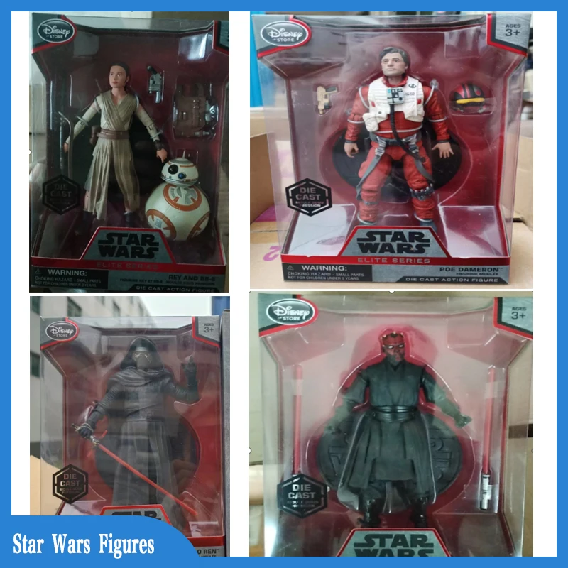 Origin Star Wars Figure Dark Knight Darth Maul Pilot Princess Leia Action Figures Modello Da Collezione Bambola Giocattolo Regalo