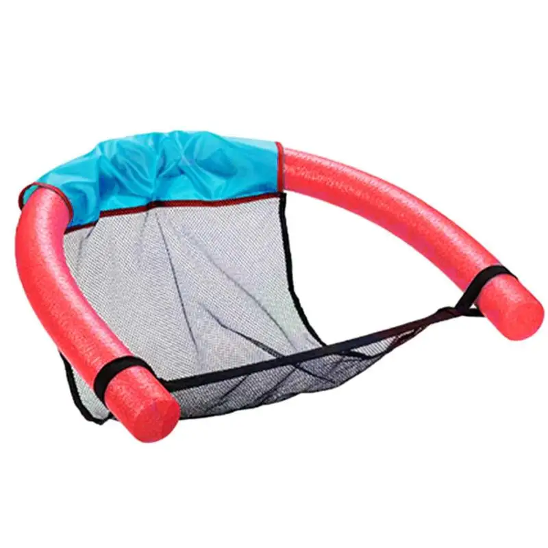 

Swimming Pool Floating Chair Mesh Noodle Sling Lounge For Adults And Children Bed Seat With Water Float Ring Water Bed Seat