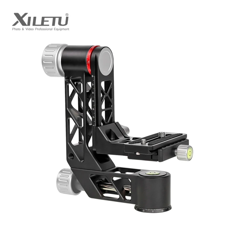Tripod Ball Head XILETU XGH3 Professional Heavy Duty Head Telephoto Lens Cantilever Tripod Head for DSLR Camera Telephoto Lens Video Photography tripod ball head