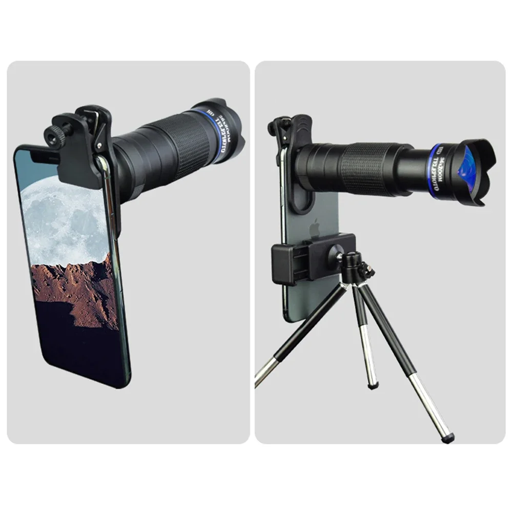 Telescopio Zoom Macro Fisheye 4in1 Wide Angel Lens Kit Obiettivo della fotocamera del telefono 36X Teleobiettivo per cellulare iPhone Samsung Xiaomi Huawei - Image 3