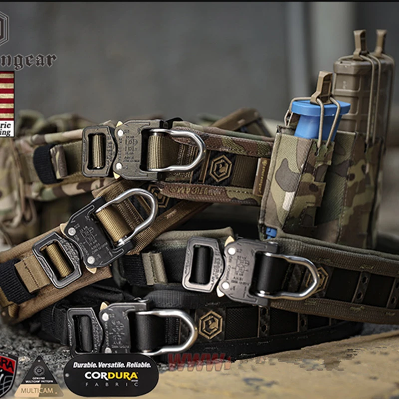 Emersongear &ldquo;Exoskeleton&rdquo; Tactical Belts Combat Hunting ULB Belt Waist Strap Outdoor Waistband Hiking Camping Airsoft Nylon