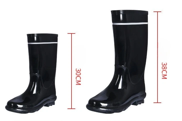 Waterproof Rain Boots For Men, Pvc And Silicone Work Footwear_voghion.com
