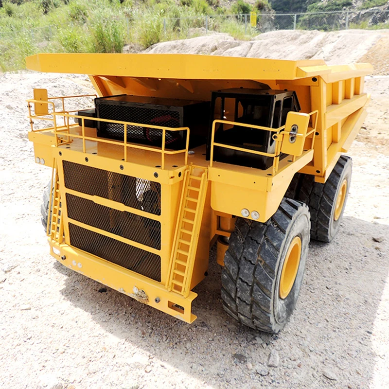 In Stock RC Cars 1/12 Hydraulic RC Truck Mining Dump Truck Metal Heavy Machinery Model JDM 118F 797F Adult RC Car Model Toy 3