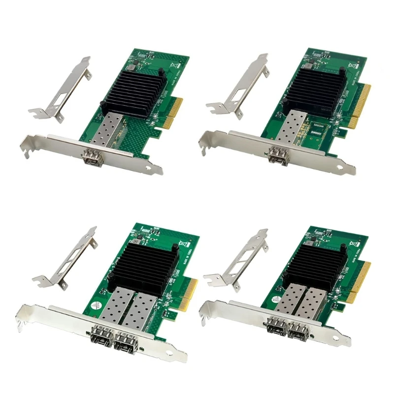 Сетевая карта 10 Гб SFP + PCIE, X520-DA2 82599ES, чип, двойной/Однопортовый PCIE X8 X4, Ethernet, Конвертированные сетевые адаптеры