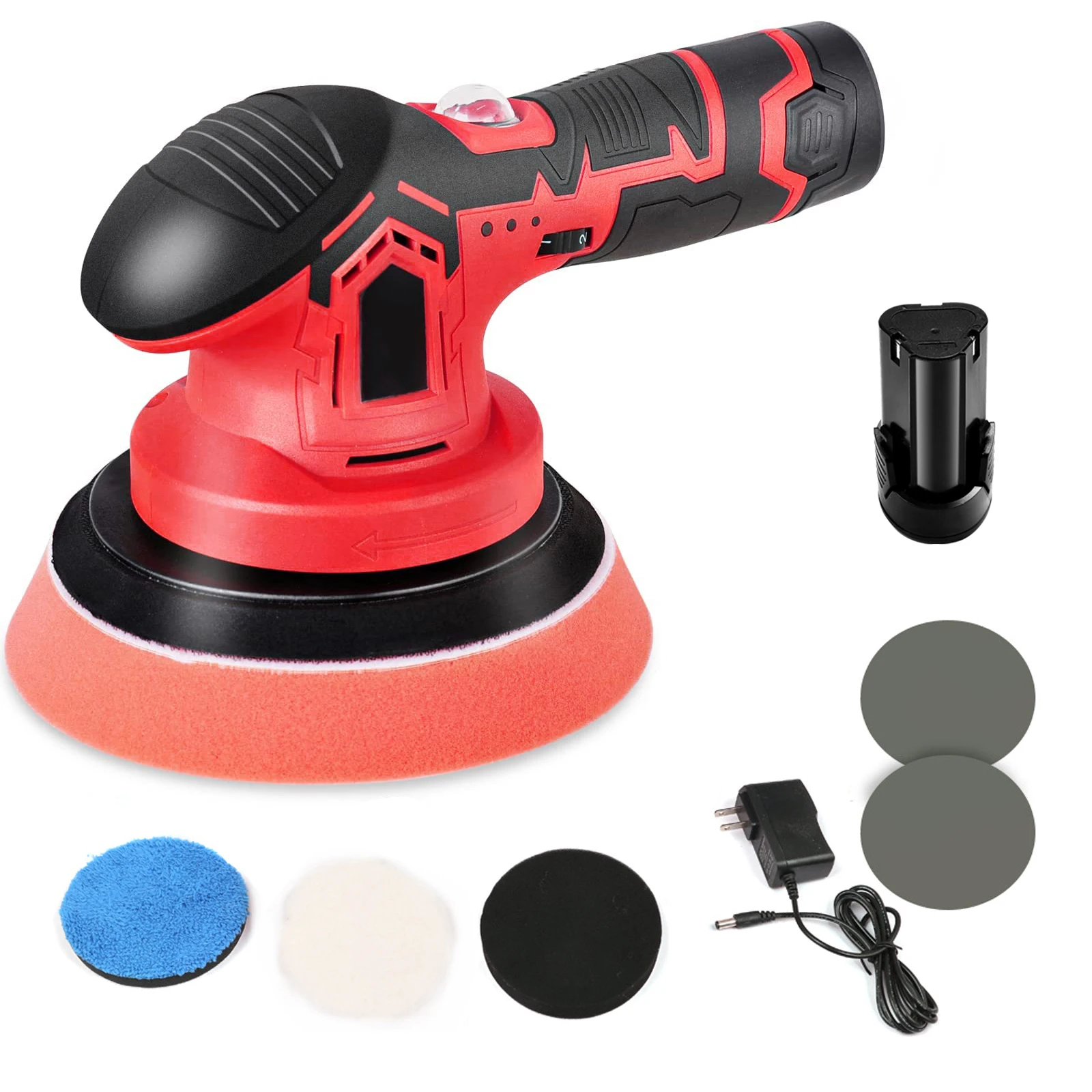 12V Wireless Car Polisher 25005000rpm Cordless Car Polishing Machine