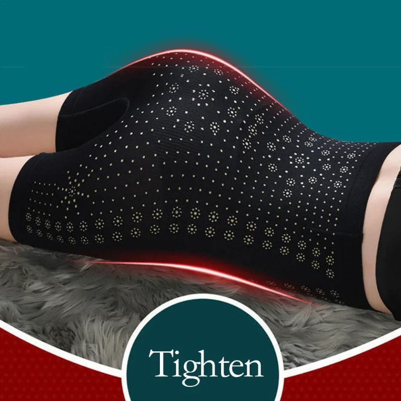 

Far Infrared Negative Oxygen Ion Fat Burning Tummy Control Detox Bodysuit Tummy and Hip Lift Pants for Women Waist Body Shaper