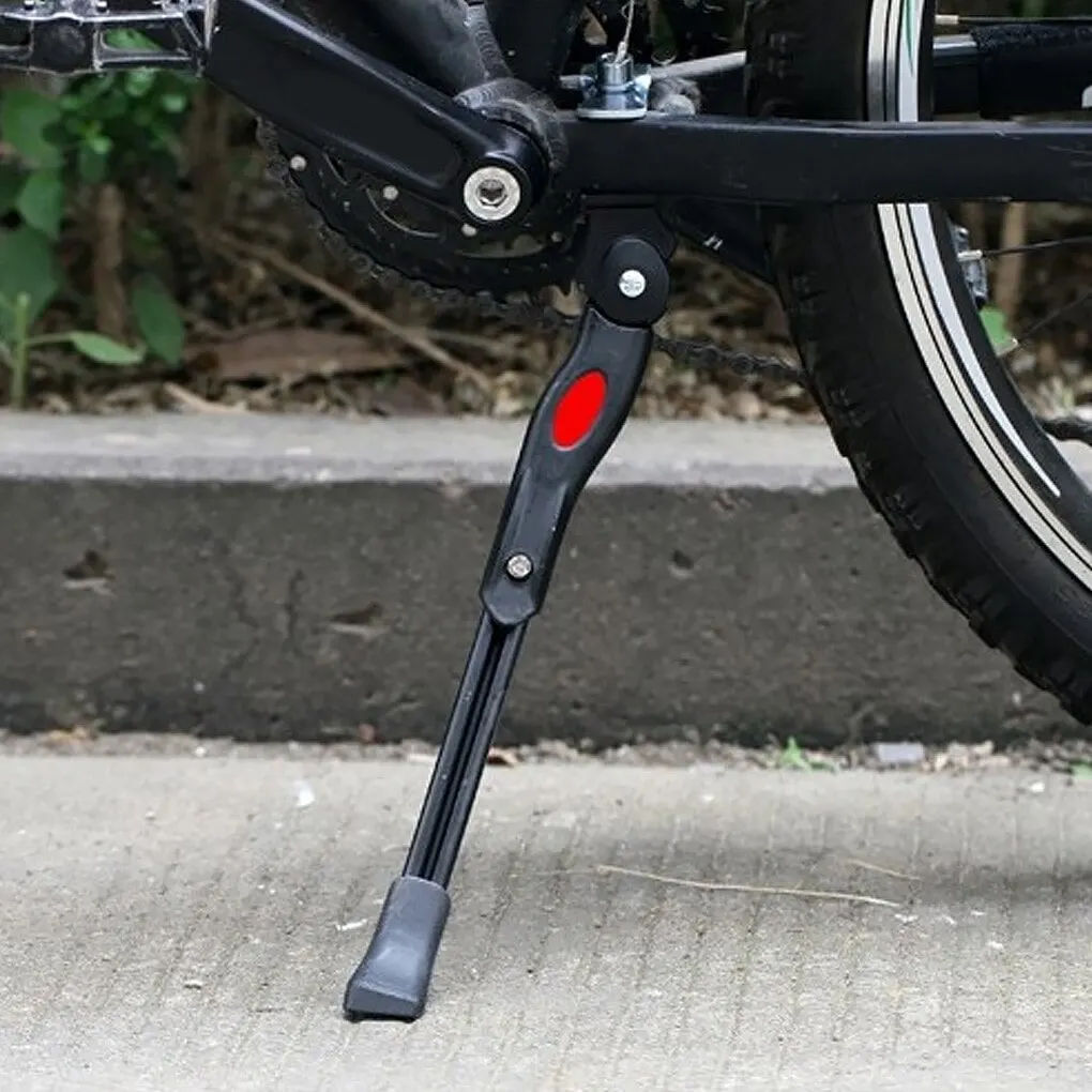 Béquille réglable en alliage d'aluminium pour vélo de montagne, support de  pied rapide