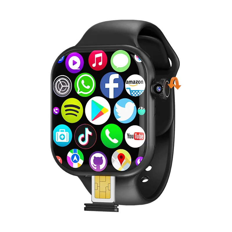 VP29 Smart Watch 5G Android 256GB Storage 4G/5G LTE Sim Card GPS WIFI 2.29 inch 490*580 Amoled NEW Smartwatch Rotary Camera