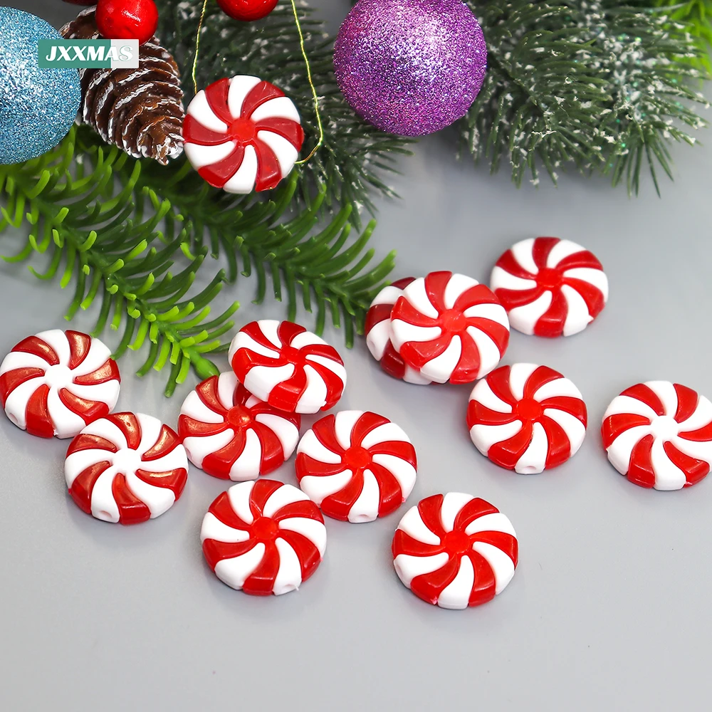 Christmas Beads for Jewelry Making,Christmas Tree Elk Father Christmas  Charm and Red Green White Christmas Clay Beads Gold Spacer Beads for  Bracelets