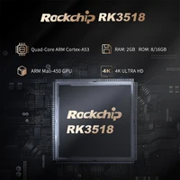 YUETUO LEFFOT H313 Smart TV Box Wifi6 BT RK3518 Android 14 4K HD 2GB 16GB Dual Google Voice Assistant Media Player Set Top Box - Image 5