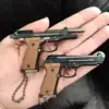 1:3 Mini  M92A1 Detachable Toy Gun Alloy 92F G34 Pistol Model Keychain Pendant Miniature Pistola Collection Toy Boys Gifts 6