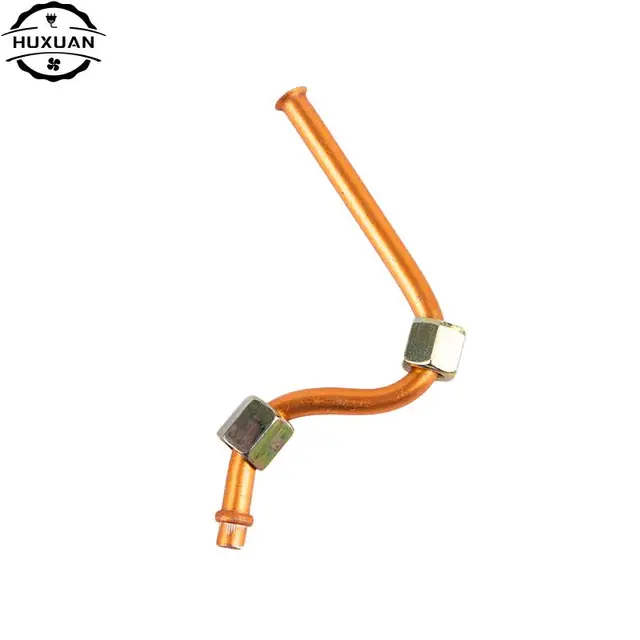 나사 알루미늄 공기 압축기 배기 튜브 교체 톤 부품은 고품질의 하드웨어 액세서리로, 9mm 크기와 HUXUAN 브랜드 네임이 특징입니다.