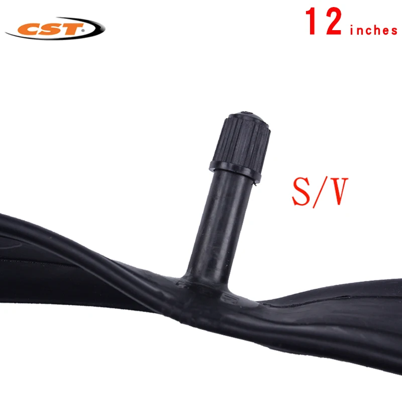 CST-Bicycle Inner Tube, Folding Bike Tire, Children's Cycling Inner Tube, BMX, 12x1/2x1.75x2-1/4 AV, 12*1/2*2 1/4
