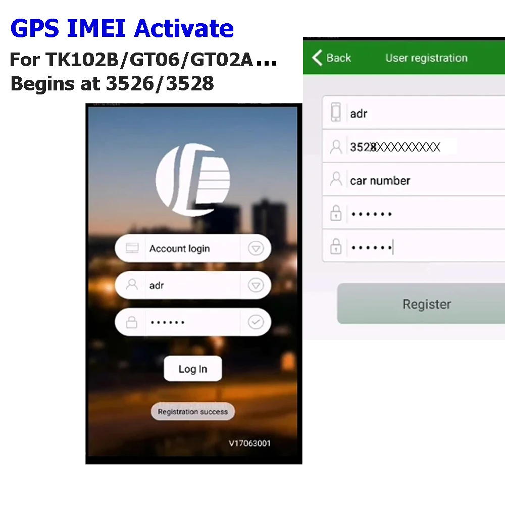 Для GPS-трекера DAGPS IMEI активируется на 10 лет срока службы для GT02, GT06, TK200, TK210, TK206, TK800, рабочая деталь 3528/3526