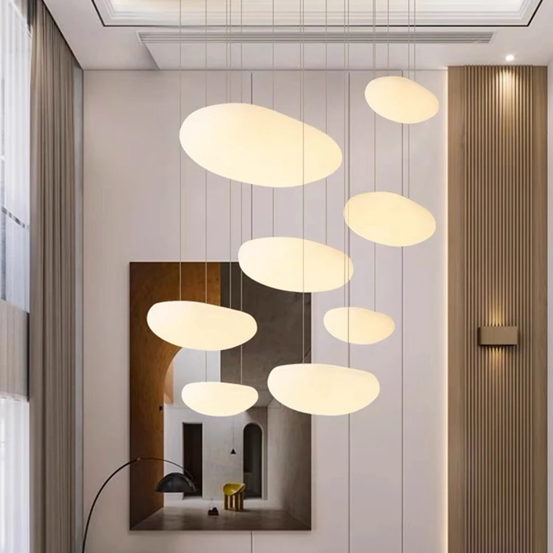 Nordic home decoration, stair chandelier, living room bedroom and dining room Pendant lights, ceiling light, indoor lighti