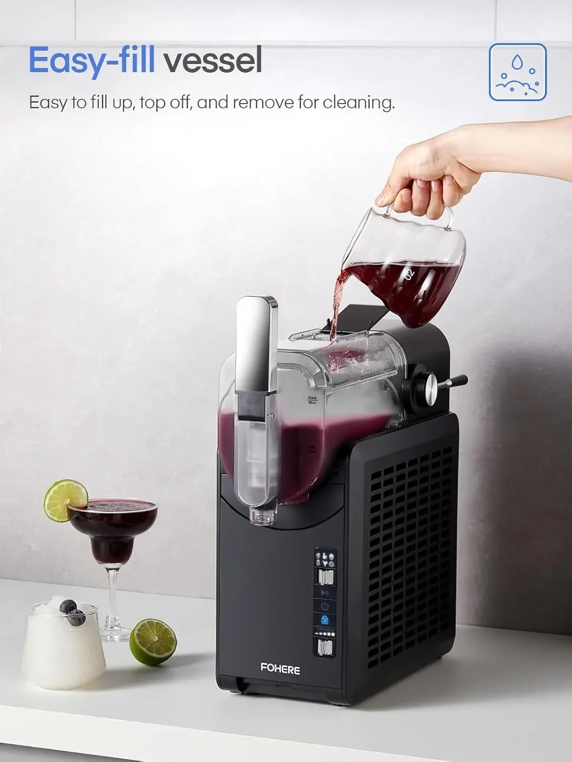Machine with Quick-freeze Technology, Drink & Slushy Machine 3