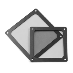 Filtre de ventilateur de refroidisseur de PC, 8CM 12CM 14CM, cadre magnétique, maille noire, anti poussière, étui d'ordinateur 