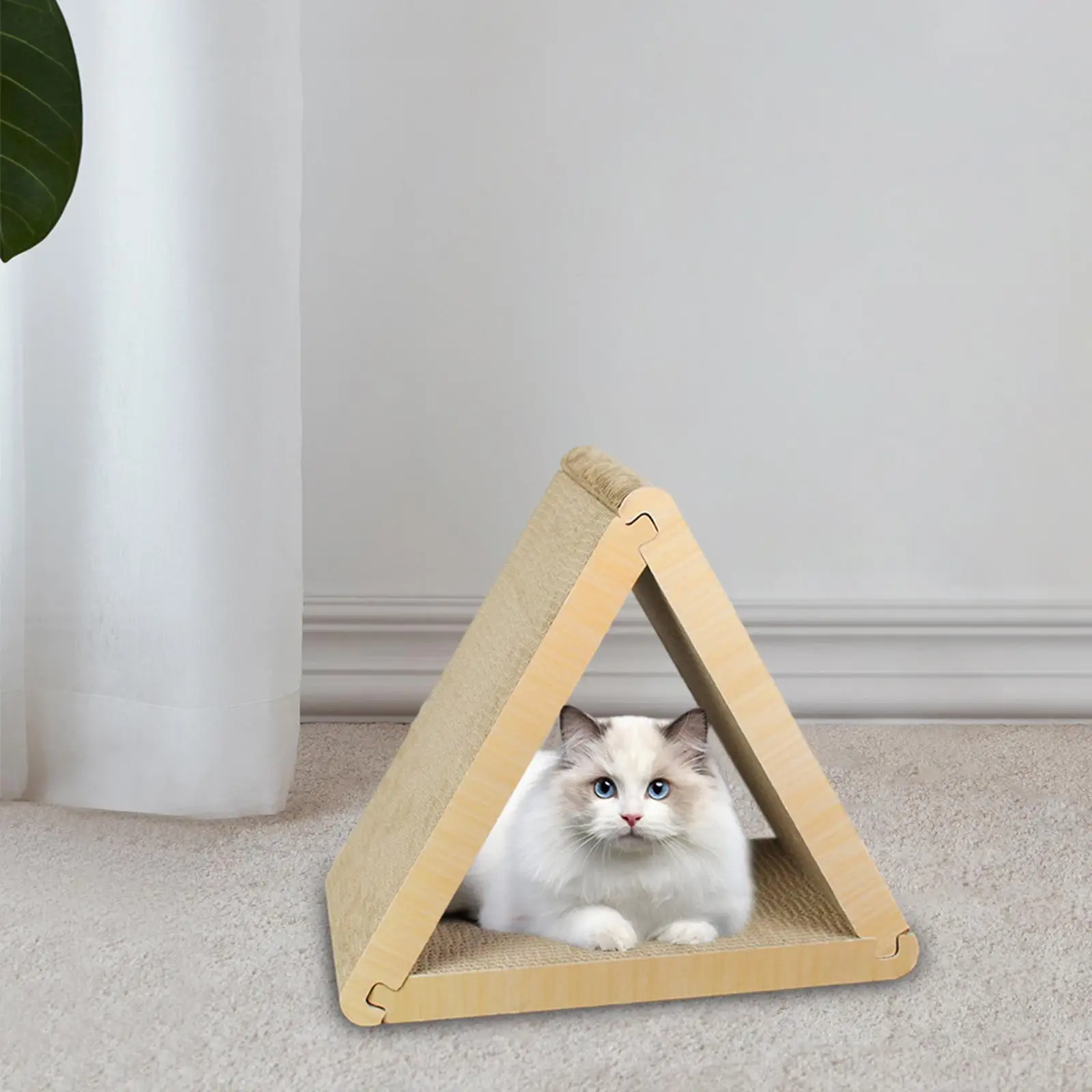 

Когтеточка из гофрированной бумаги для кошек, износостойкая Когтеточка для мелких, средних и больших кошек, игровые принадлежности