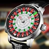 PINDU Men's Mechanical Fashion Watch NH35 Roulette Men's Top Brand Luxury Rotating Roulette Sapphire Glass Watch Waterproof 1