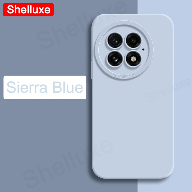 Luxurious Square Liquid Silicone Soft Cover - Silky-Feel Phone Case