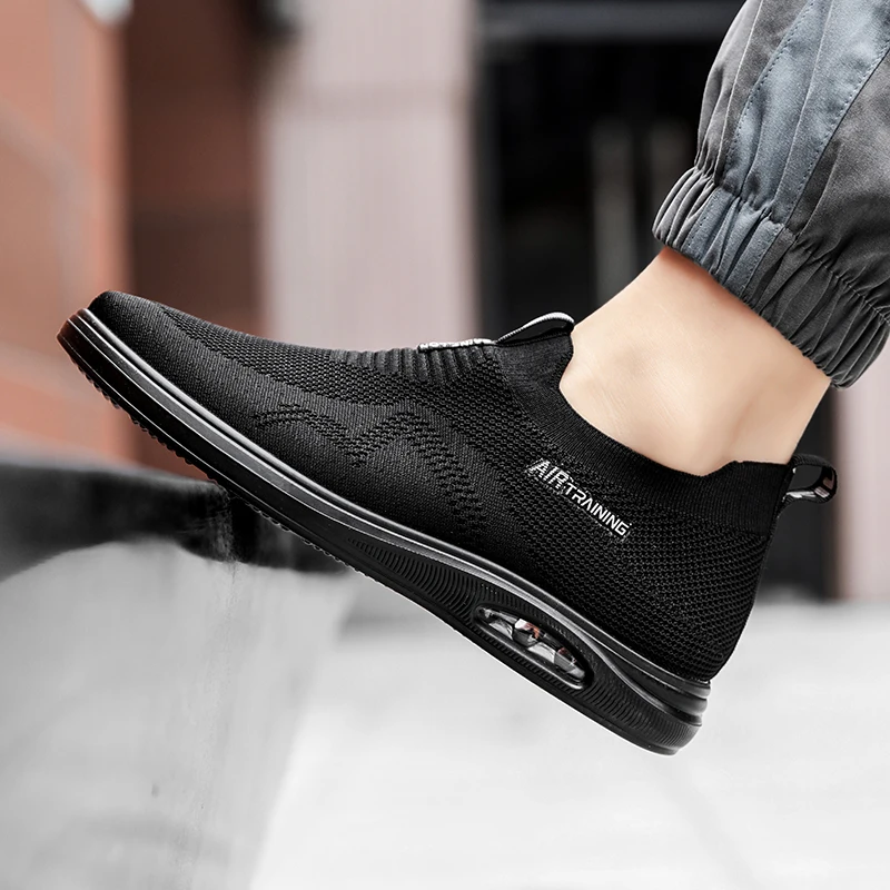 Fashion Lightweight Men Sneakers Mens Casual Shoes Running Shoes Breathable Slip on Wear-resistant Men Loafers Zapatillas Hombre 3