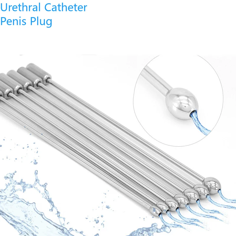 Penis Plug Sex Products Urethral Catheter Horse Eye Male Urethral Dilator Sex Toys for Men Stimulation Sounding Masturbator Rod urethral dilator silicone urethral dilator