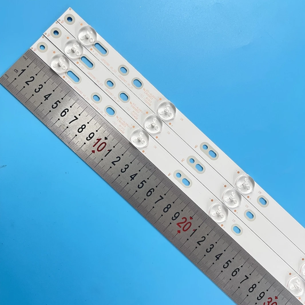 LED Backlight Strip For P hilips 32PFT4309/60 32PHH4200/88 32PHH4509 32PHK4100/12 Bar Kit TV LED Line Band HD Lens D307-V1.1