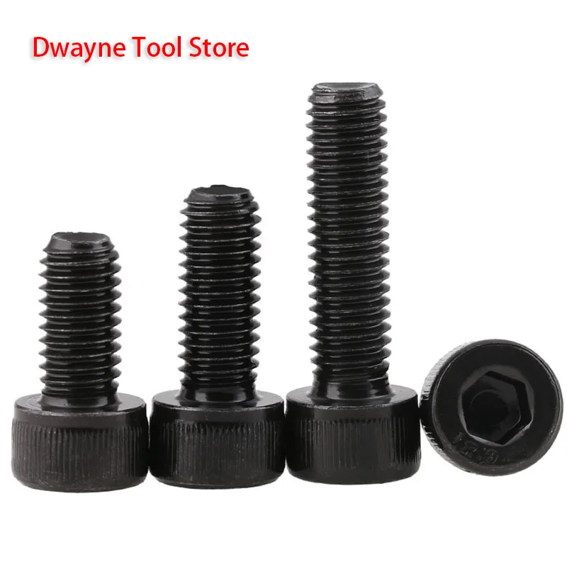 

12.9-stage alloy steel cup head hexagonal screw elongated cylinder head hexagonal bolt M4M5M6 【2Pcs】