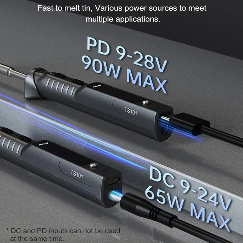 Original TS101 Soldering Iron Electric 65W LCD Temperature Adjustable Programming New TS100 Soldering Iron Upgrade 3