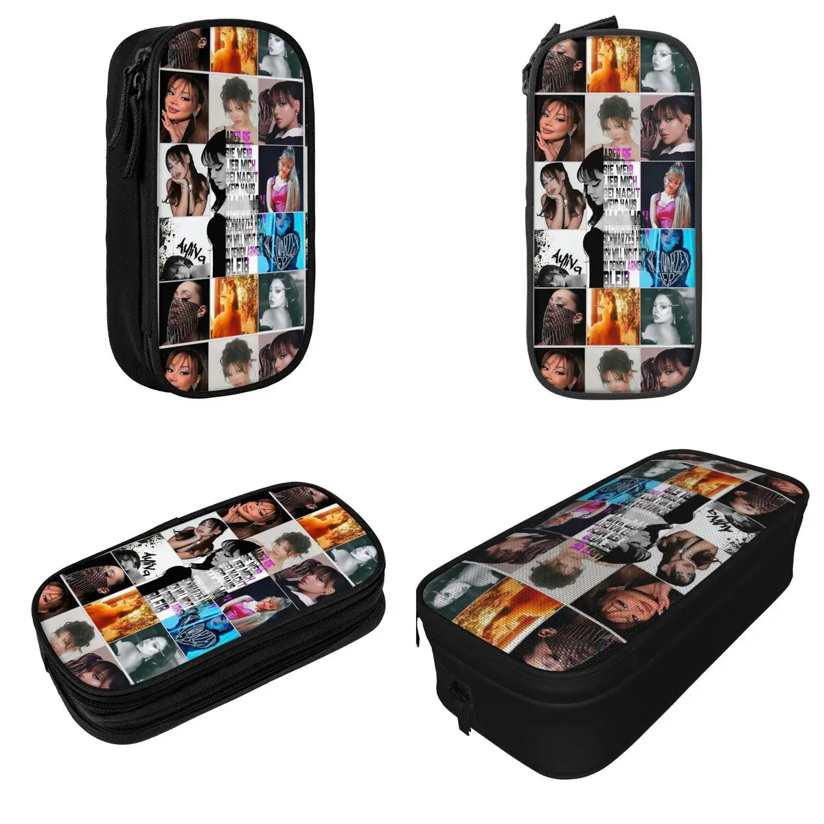 Pencil Cases Large-capacity Pencil Pouch Ayliva Liebe Tour School Supplies Double Layer Pencil Bag Girl Make Up Bag Birthday Gift