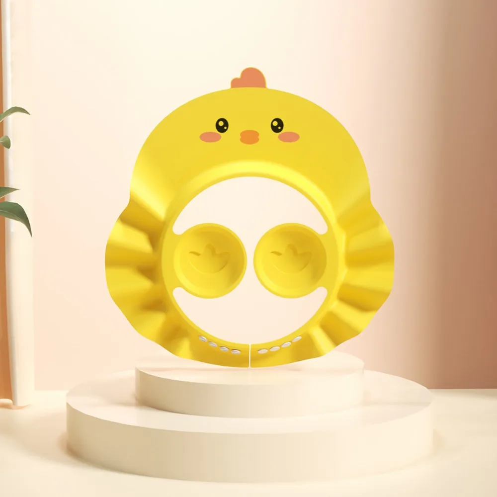 Baby Shower Soft Cap Adjustable Hair Wash Hat for Kids Ear Protection Shampoo Bathing Hair Wash Hat Shampoo Shower Cap