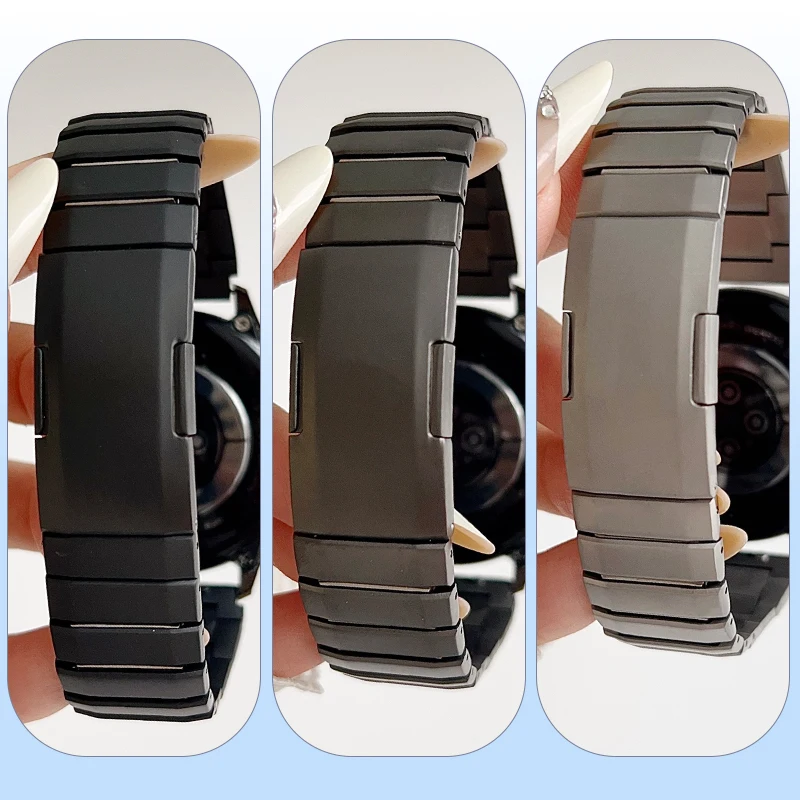 Quick Release Stainless Steel Watch Strap with Tool-Free Installation - Fashionable Accessory