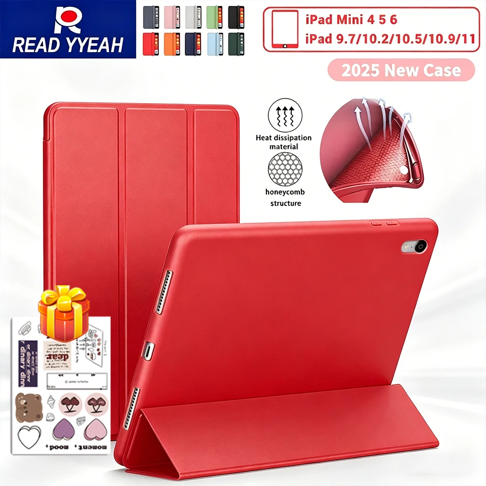 Slim Shockproof Trifold Stand Case with Auto Wake Sleep Feature