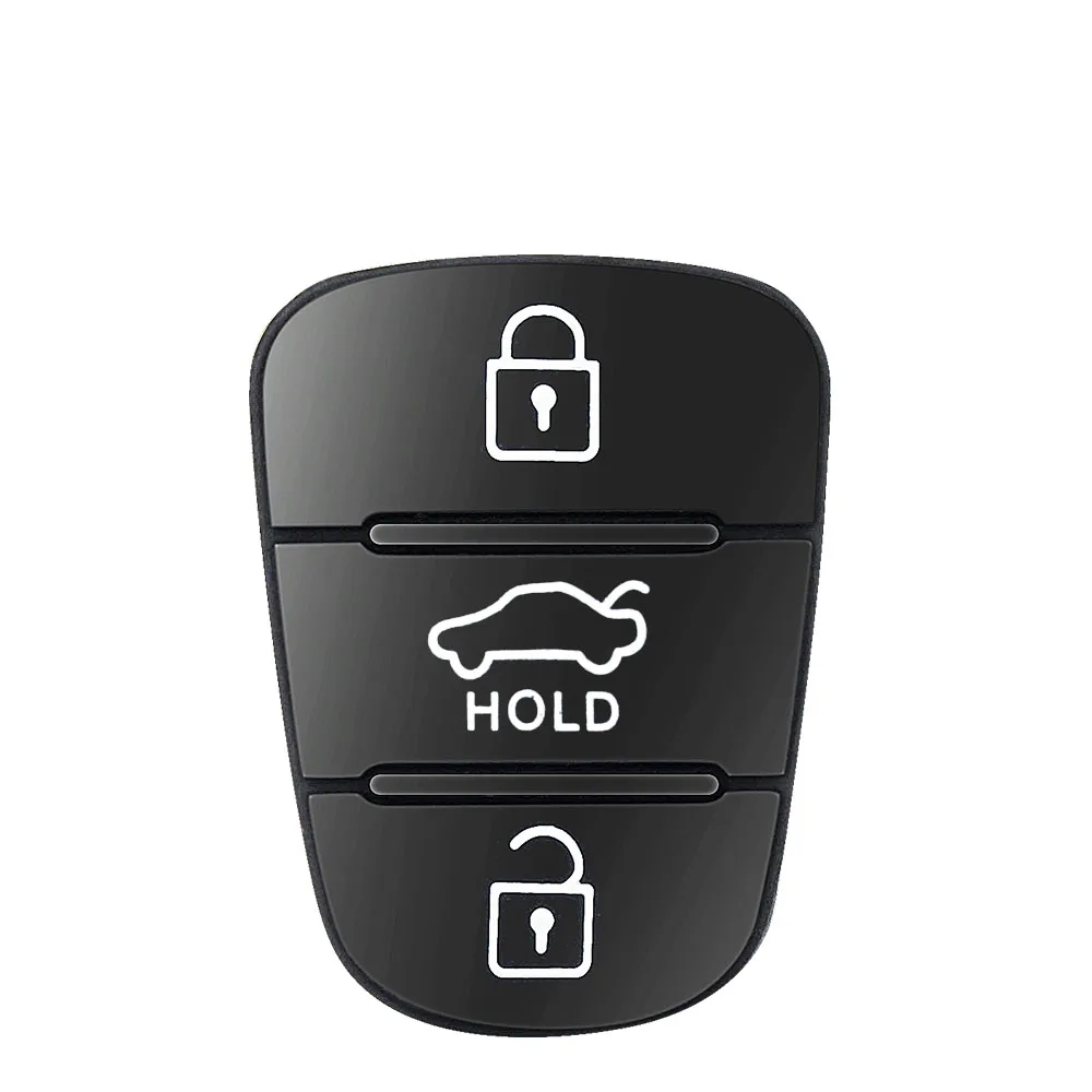 Premium Replacement Flip Folding Key Shell - 3-Button Car Key Case